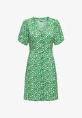ONLY ONLEVIDA S/S SHORT DRESS WVN NOOS - Shirt dress - grün