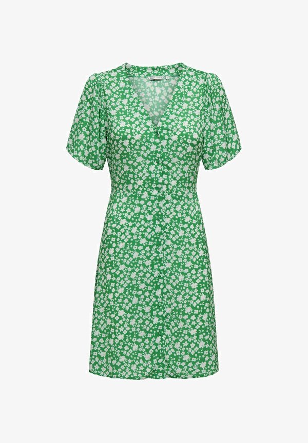 ONLY ONLEVIDA S/S SHORT DRESS WVN NOOS - Shirt dress - grün