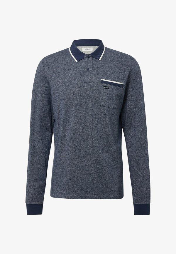 s.Oliver Polo shirt - tiefblau