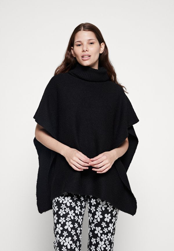 ONLY Poncho towel ONLLOVISA Poncho - Cape - black