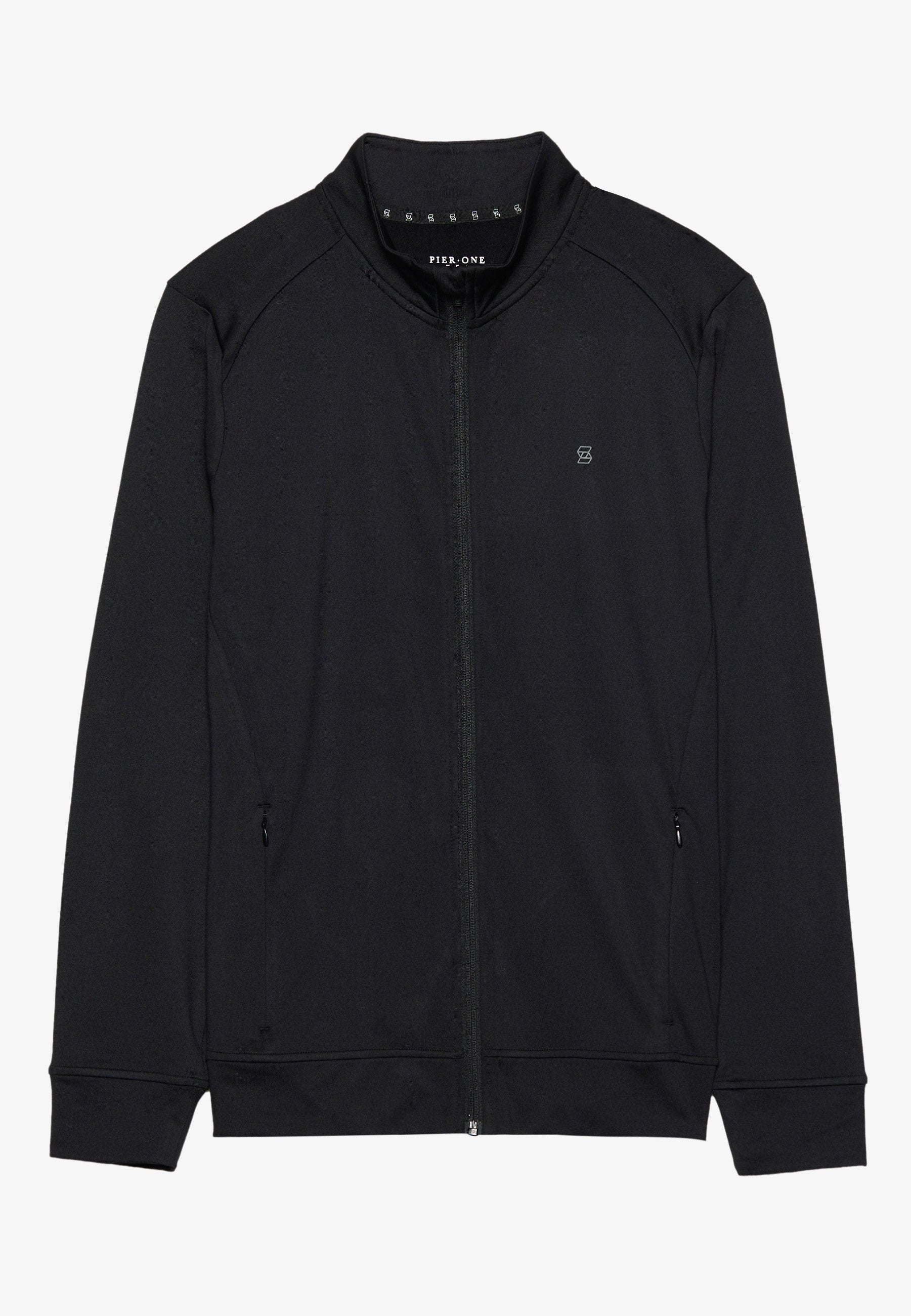 Pier One Sport LONG SLEEVE ZIP UP TRAINING JACKET WITH POCKETS