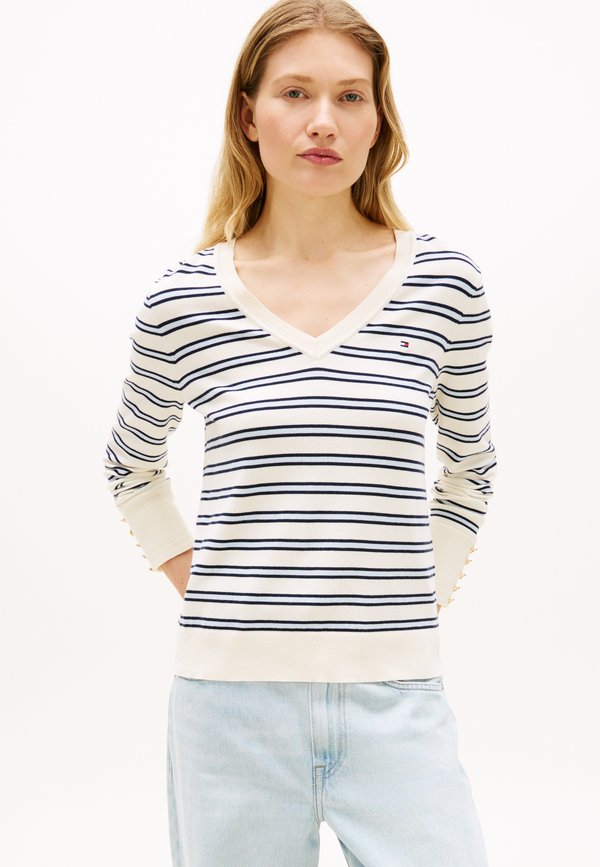 Tommy Hilfiger Jumper - calico/dark navy blue