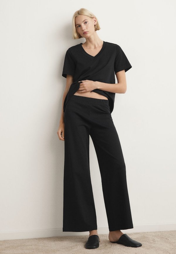Mango Pyjama bottoms - black