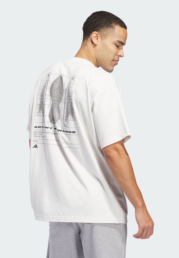 adidas Originals ANTED TEE  - Print T-shirt - cloud white