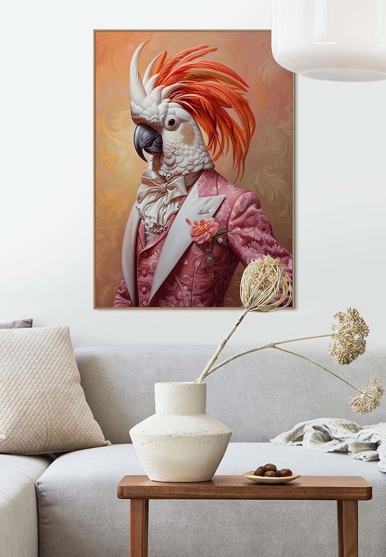 Orange Wallz COCKATOO PORTRAIT
