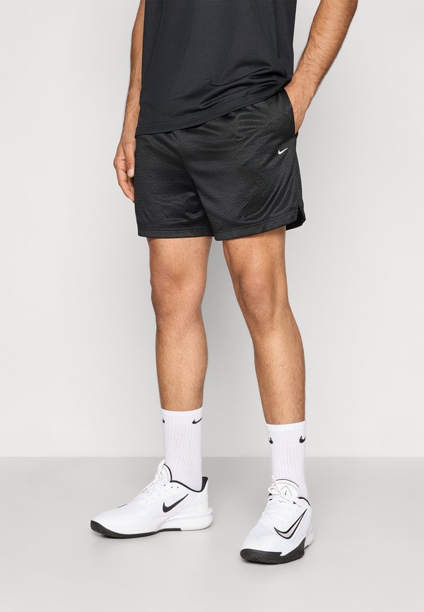 Nike Performance M NK DF SI PRAC MESH 5IN SHORT - Sports shorts - black/pale ivory