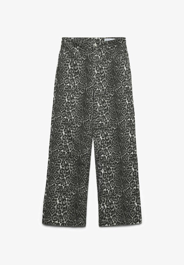 Vero Moda VMTESSA WIDE JEANS LEO - Bootcut jeans - eiffel tower