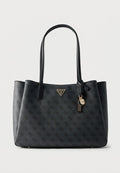 Guess NOELLE TOTE - Tote bag - coal