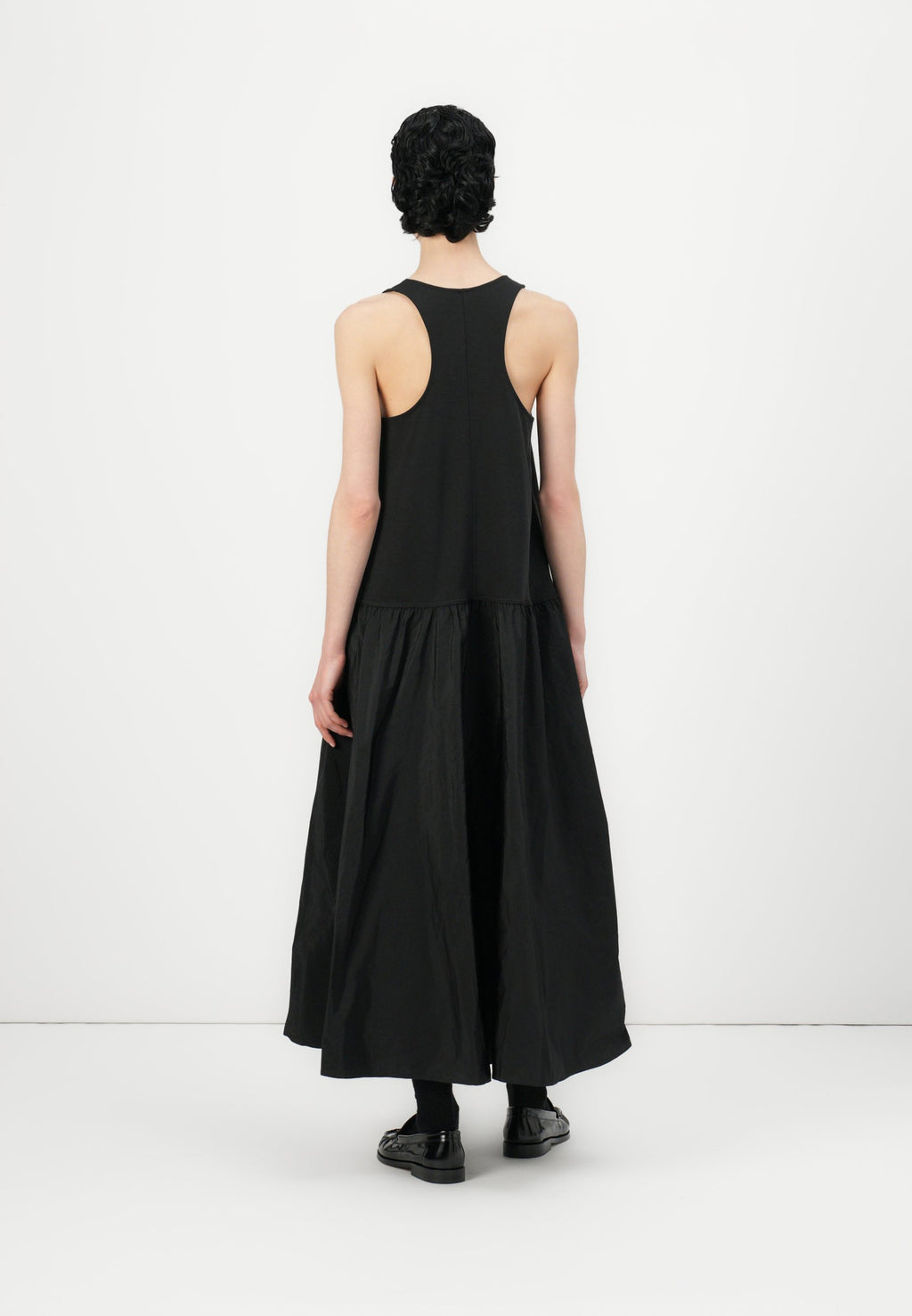 FLARED HALTER DRESS Media 4