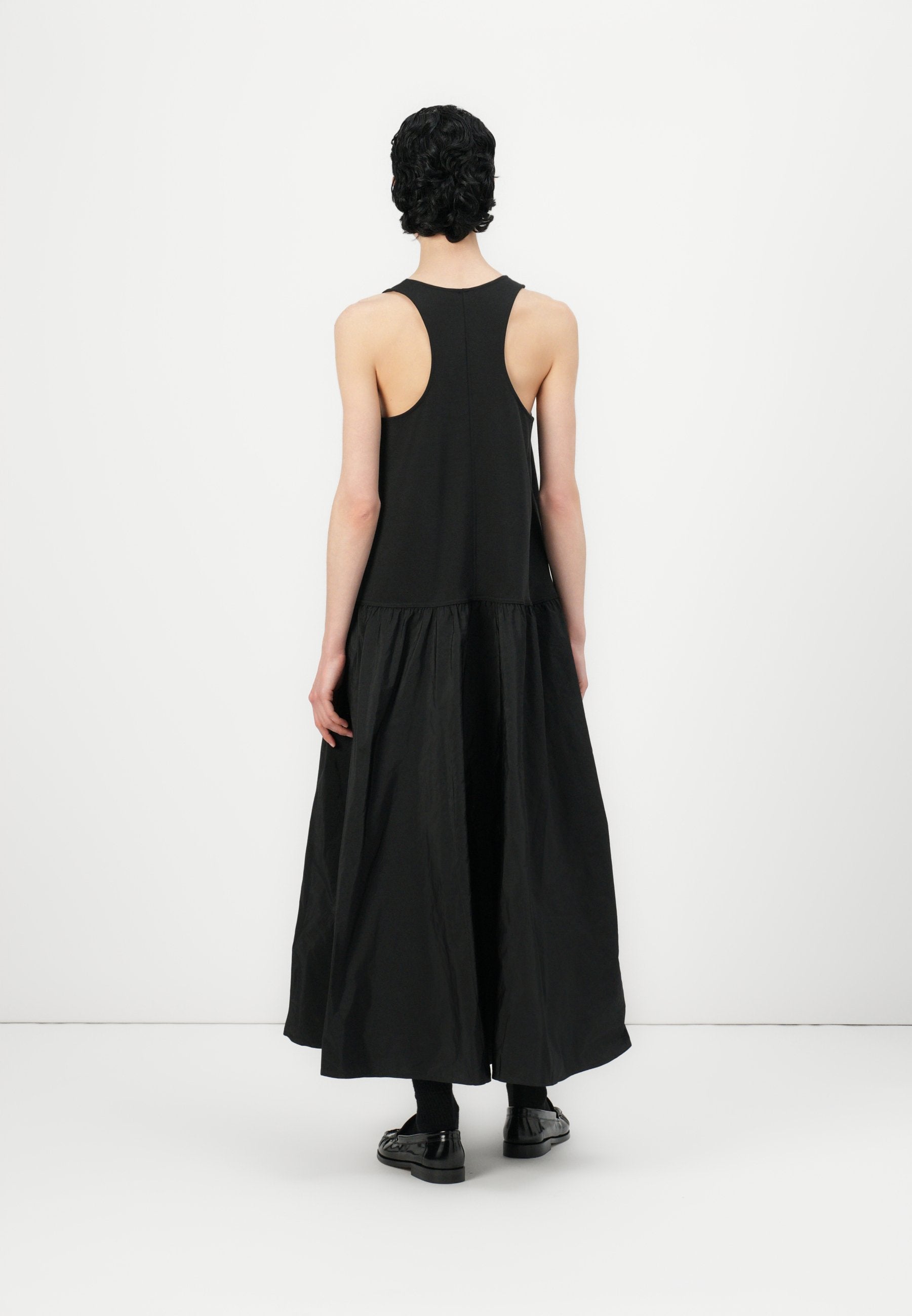 FLARED HALTER DRESS Media 4