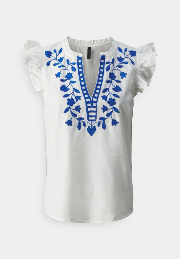 Vero Moda VMVACATION - Top - bright white/blue