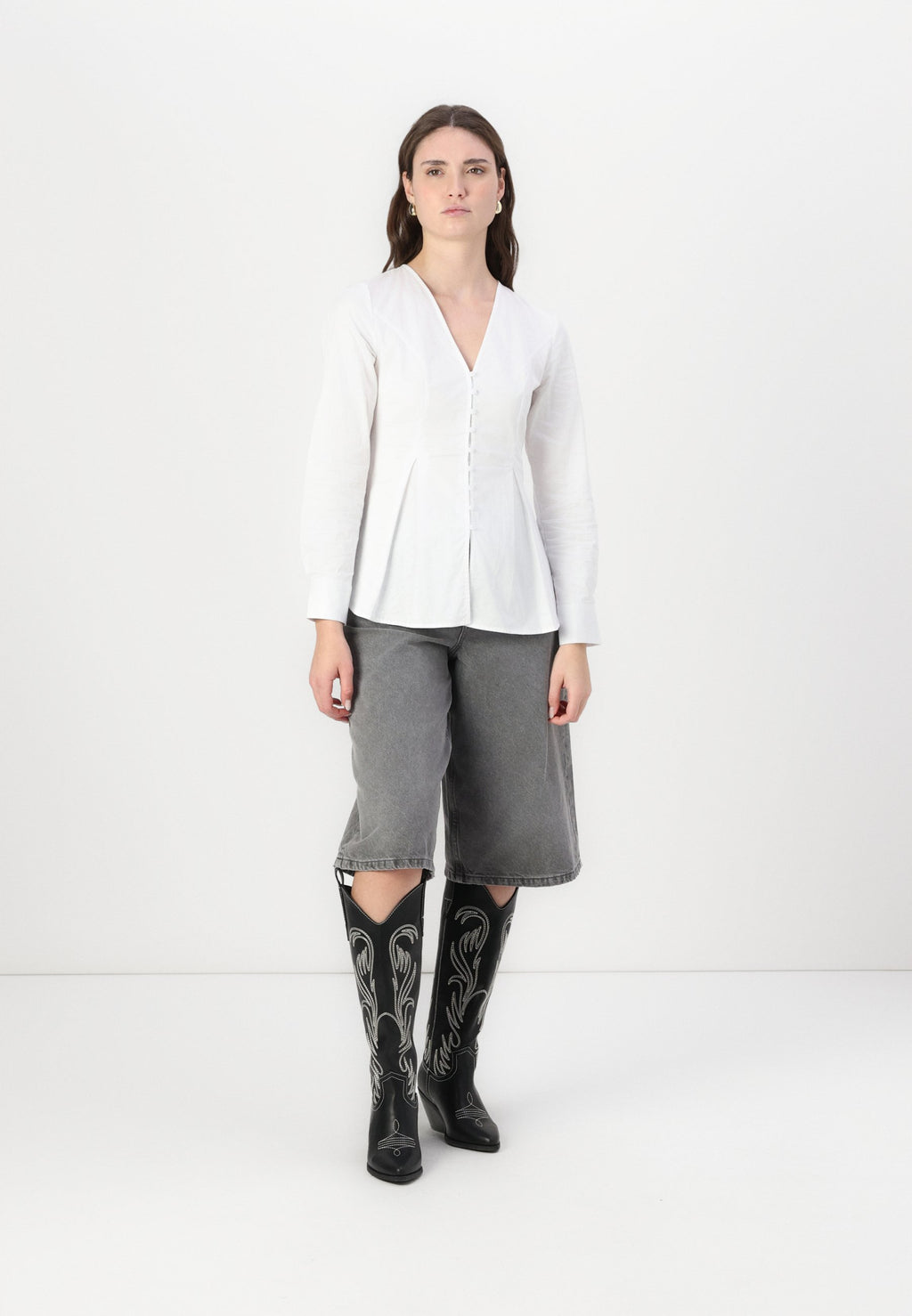 Selected SLFNAJA FITTED SHIRT