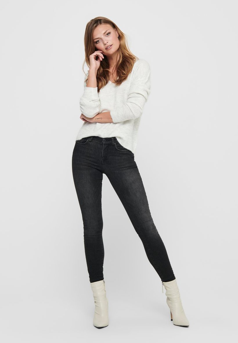 JDY JDYELANORA L/S V-NECK PULLO. KNT NOOS