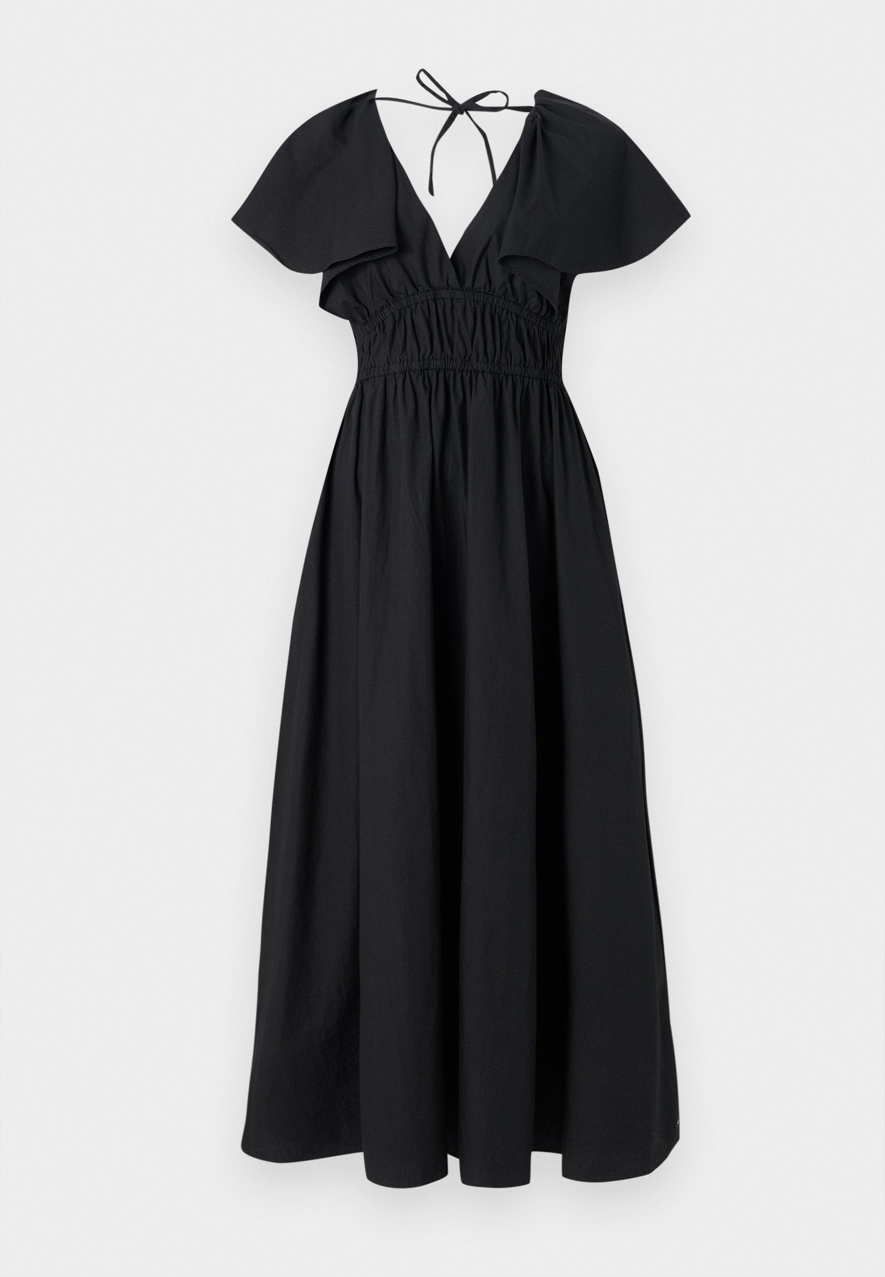 FRILLED SLEEVE MIDI DRESS Media 1