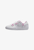 Nike Sportswear NIKE SPORTSWEAR WOMEN'S SHOES TENNIS CENTRE 'FLORETTE' - Trainers - white bleached lilac metallic silver pink rise