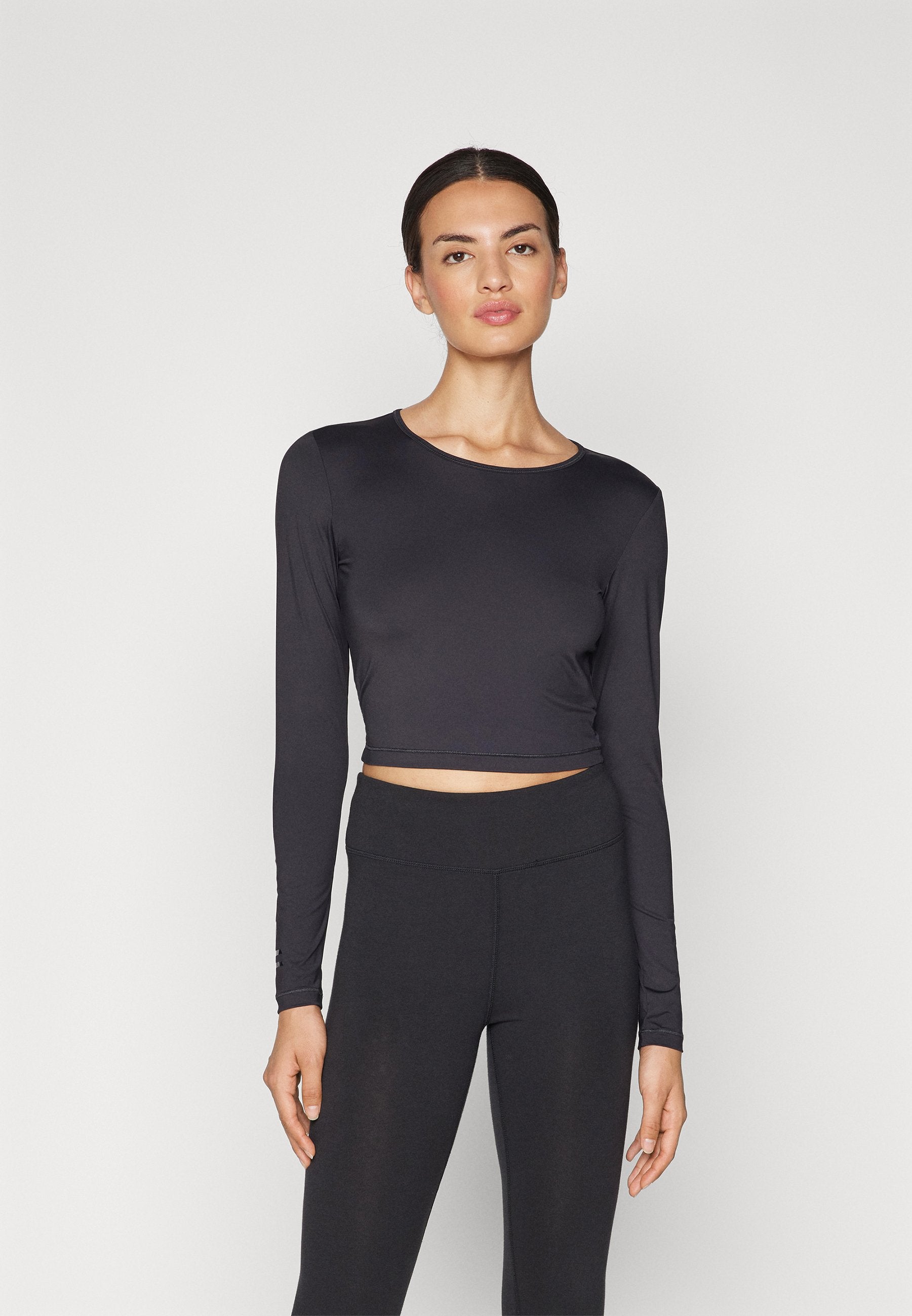 Casall GRAPHIC CROP LONG SLEEVE
