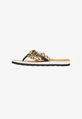 s.Oliver PANTOLETTEN - T-bar sandals - beige