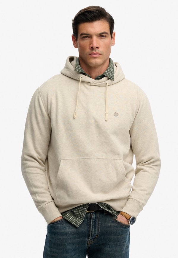 Superdry & Co MONOGRAM EMBROIDERED - Hoodie - pumice marl