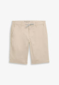TOM TAILOR TOM TAILOR HOSEN & CHINO CHINO SHORTS MIT KORDELZUG - Shorts - cashew beige