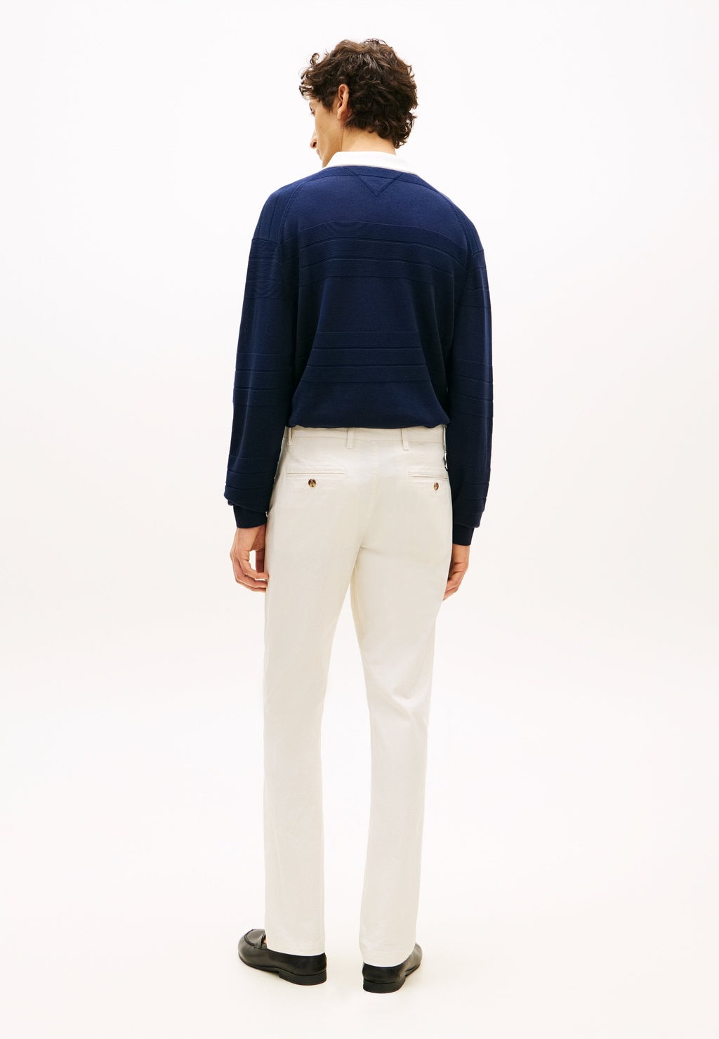 DENTON TEXTURED PRINT STRAIGHT LEG TROUSERS Media 3