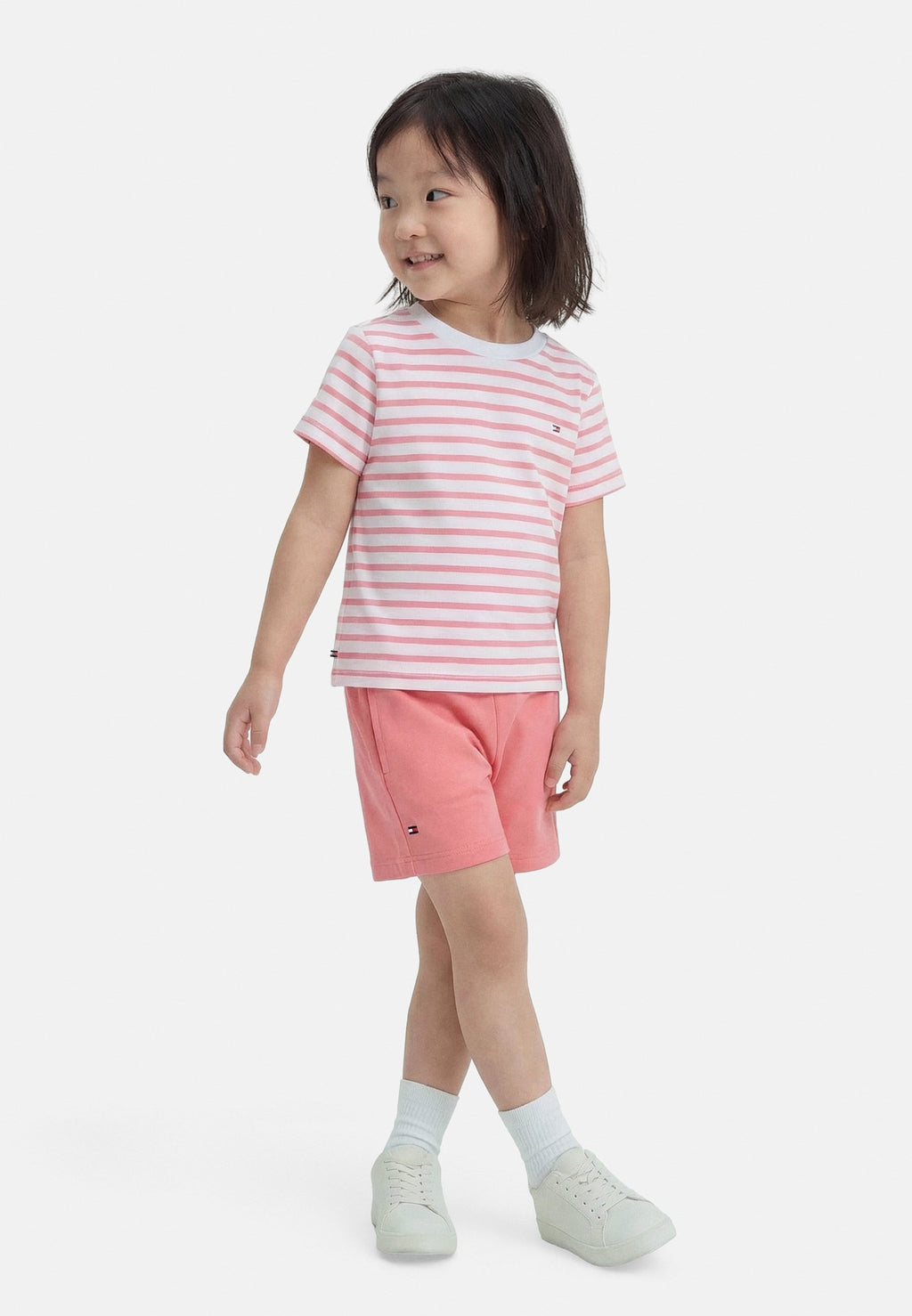 ESSENTIAL STRIPE T-SHIRT AND SHORTS SET Media 2
