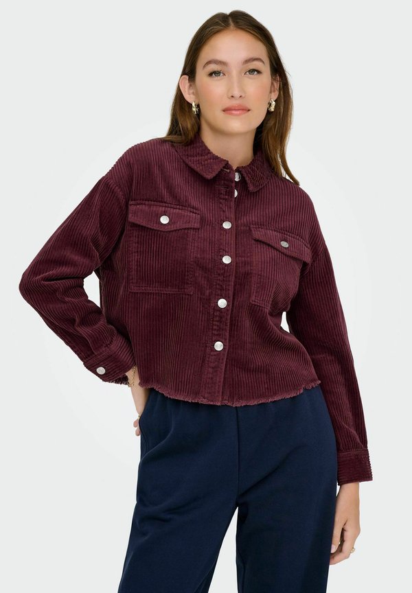 ONLY ONLMARINA-ENY LIFE L/S CORD JACKET PNT - Summer jacket - tawny port