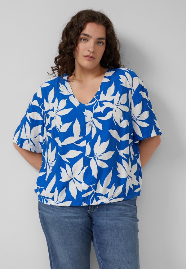 s.Oliver BLUSE - Blouse - royalblau