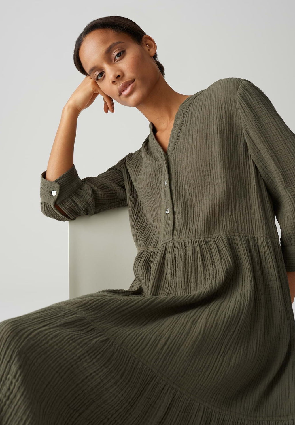 OPUS RELAXED FIT MIDI CRASH VOLANT