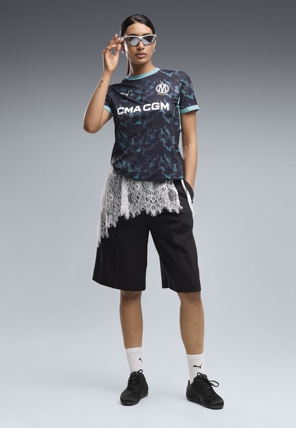 Puma OLYMPIQUE DE MARSEILLE 26/27 AUSWÄRTSTRIKOT - Football jersey - new navy-baltic sea blue