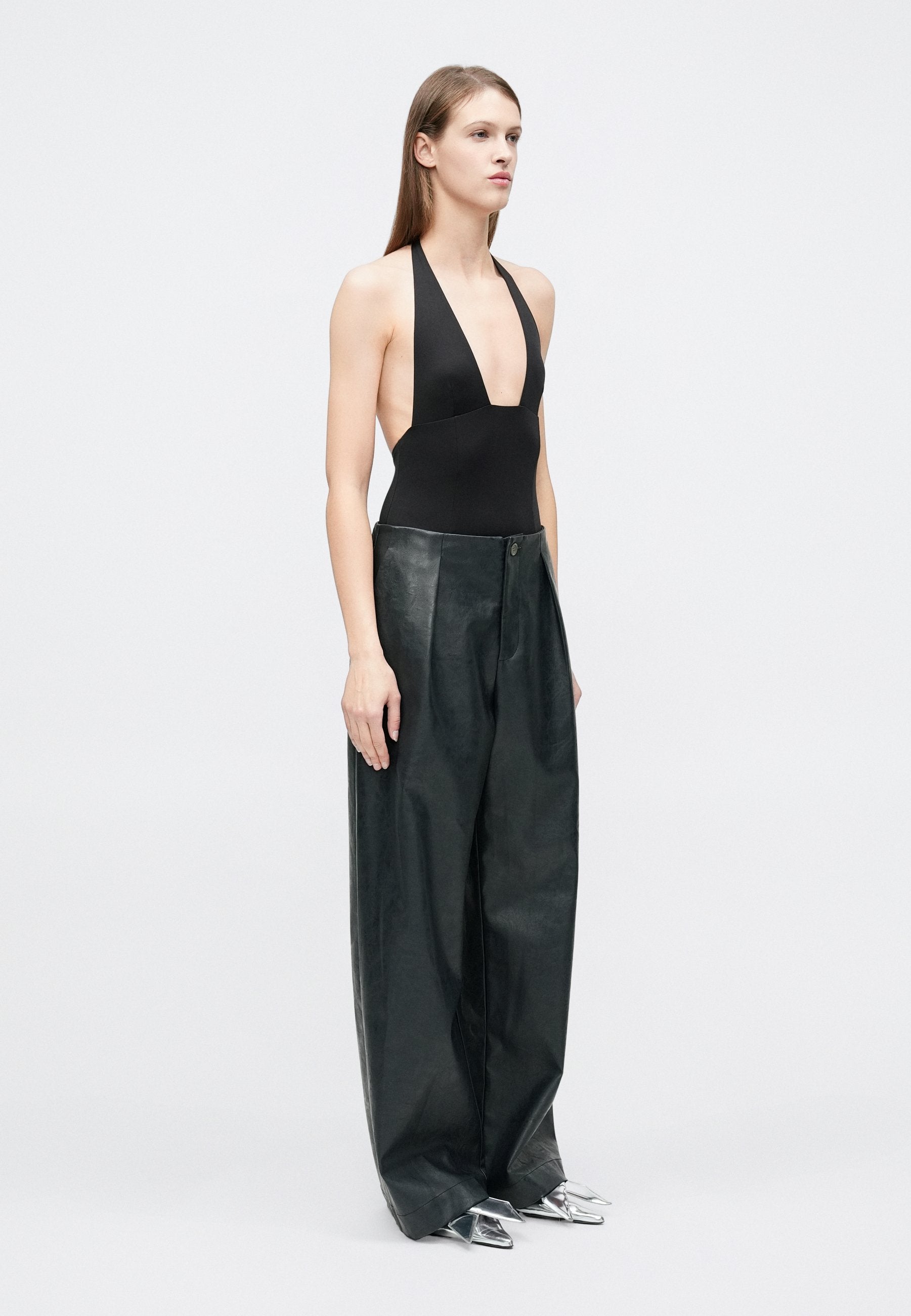 KIKI DE MONTPARNASSE ECHAUFFE HALTER BODYSUIT