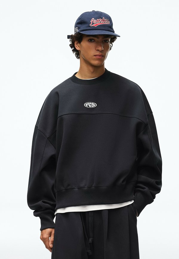 Bershka CREW NECK - JERSEY - Sweatshirt - royal blue