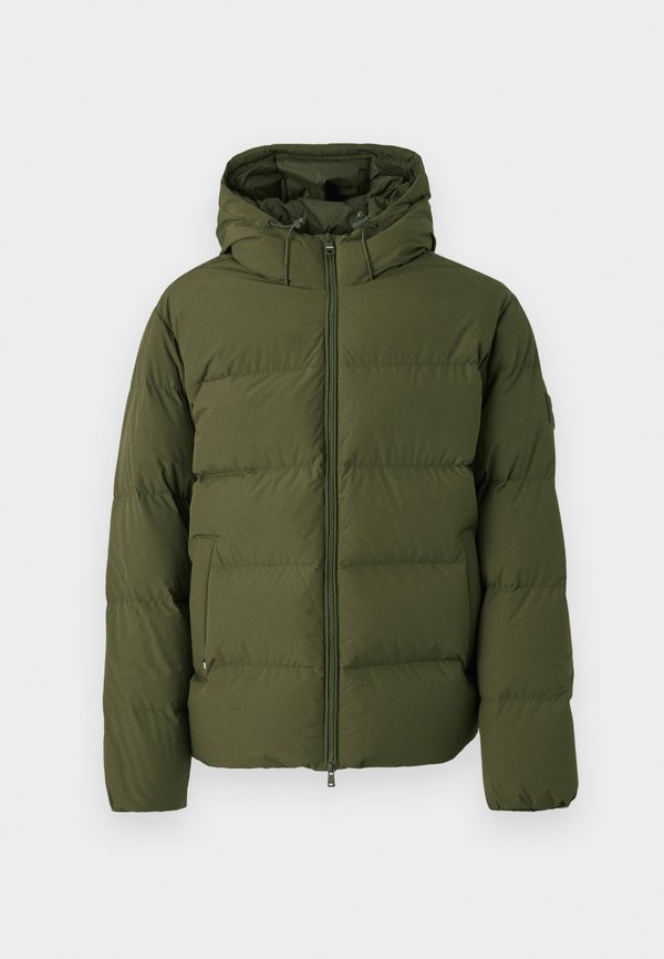 Tommy Hilfiger HOODED PUFFER - Down jacket - huntsman green