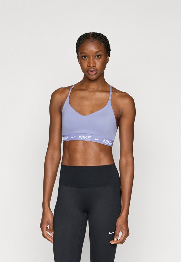 Nike Performance INDY BRA - Light support sports bra - iron purple/white