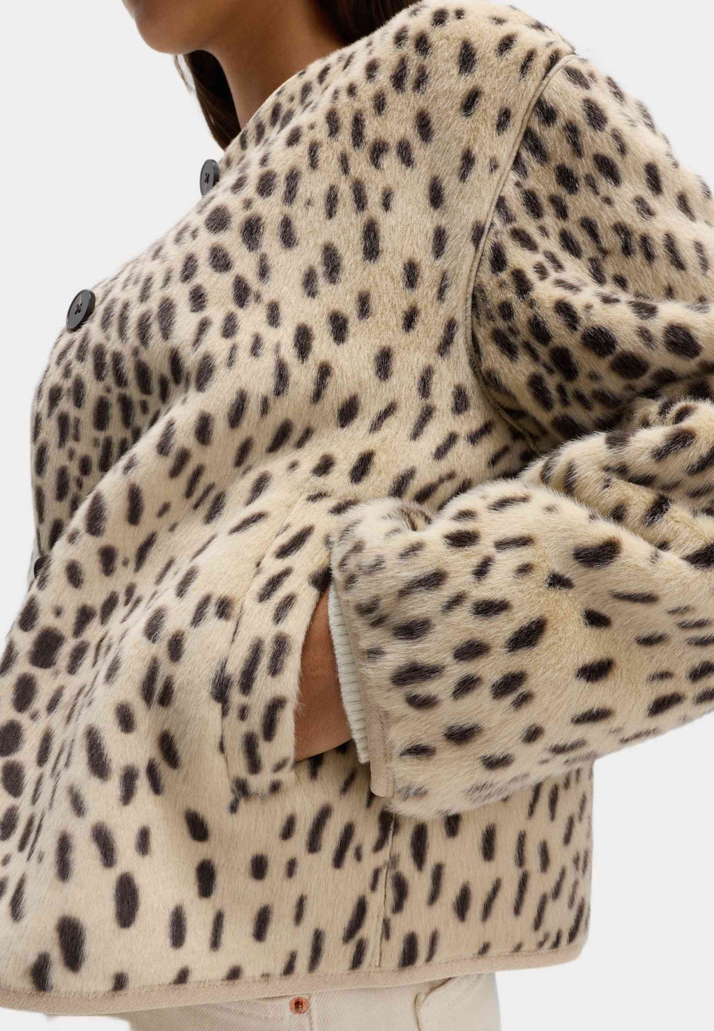 Marks & Spencer ANIMAL PRINT COLLARLESS