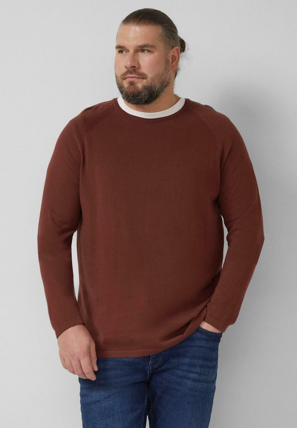 s.Oliver PULLOVER - Jumper - rostrot