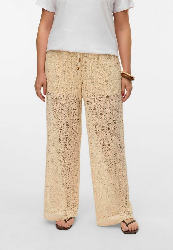 Vero Moda Curve Wide-leg VMCMAYA Mid waist - Trousers - birch