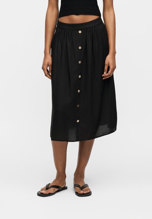 ONLY ONLMILANO LIFE LONG SKIRT - A-line skirt - black