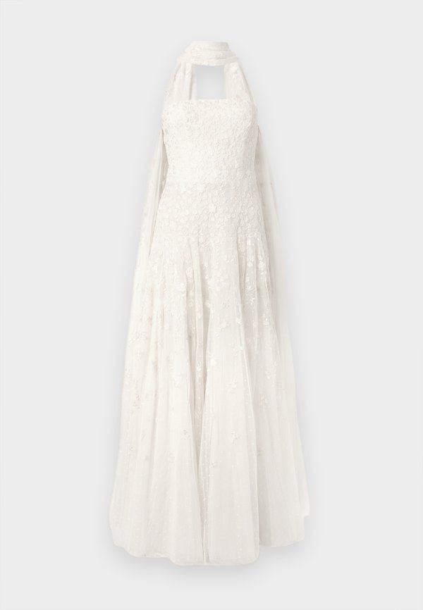 Needle & Thread LEA DITSY STRAPLESS CAPE GOWN
