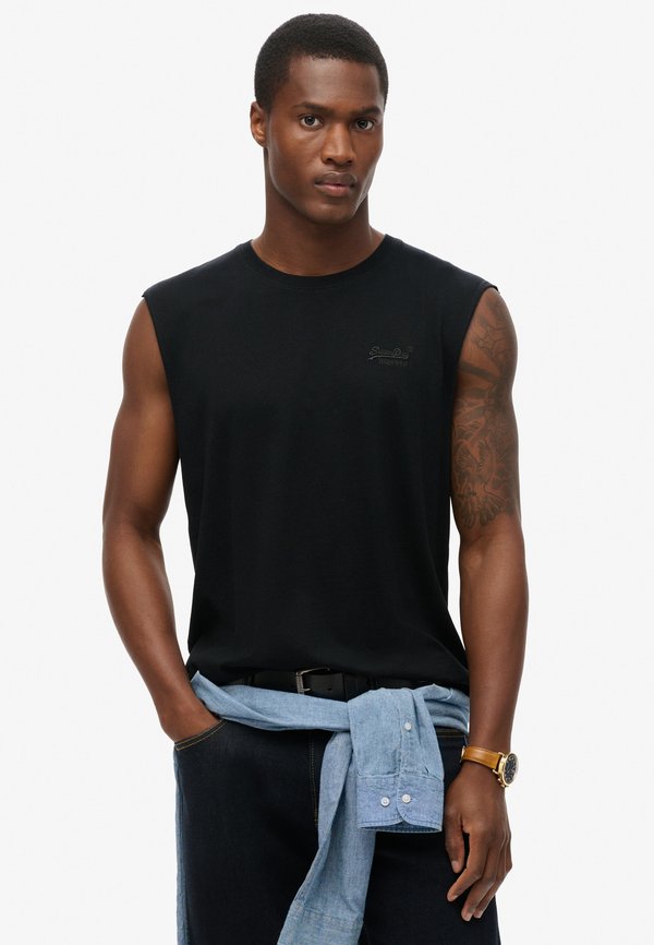 Superdry & Co ESSENTIAL LOGO - Top - black
