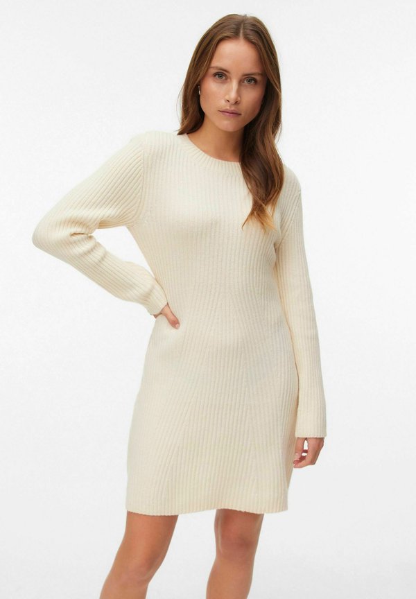 Vero Moda VMJOSANNA KNITTED DRESS - Shift dress - birch
