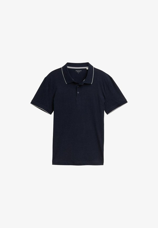 TOM TAILOR SLIM FIT MIT STRETCH - Polo shirt - sky captain blue
