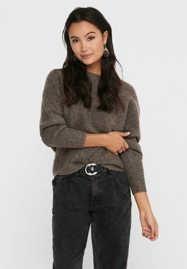 ONLY ONLDANIELLA - Jumper - major brown