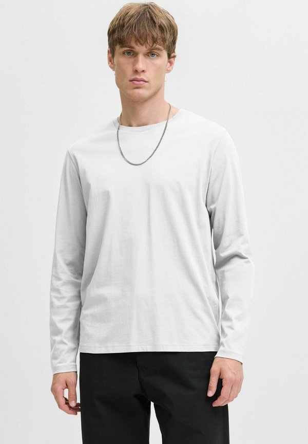 Jack & Jones Longsleeved Plain Longsleeved - Long sleeved top - white