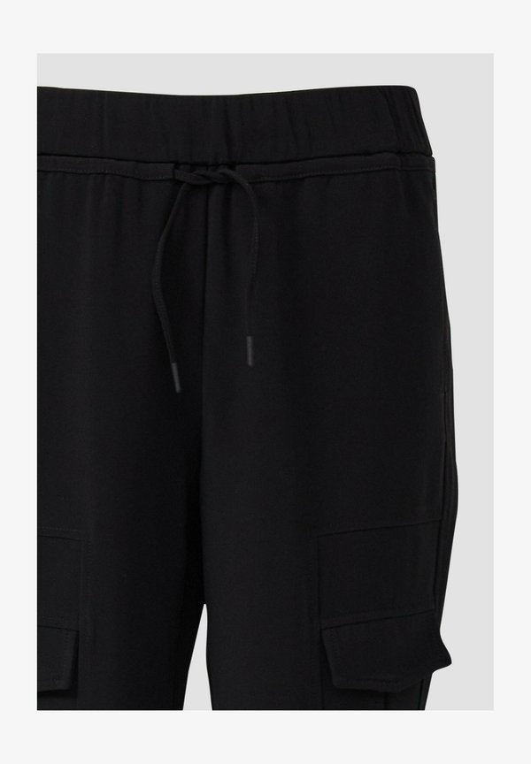 s.Oliver Tracksuit bottoms - schwarz