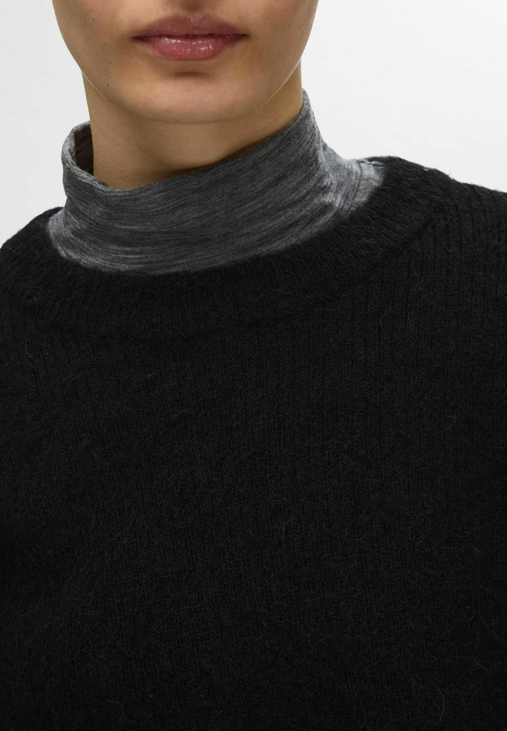 Selected Knitted wool blend