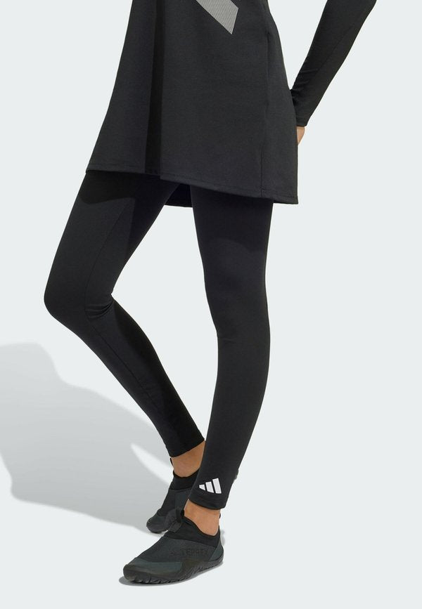 adidas Performance ADIDAS PERFORMANCE FULL-LENGTH SWIM TIGHTS - Leggings - black