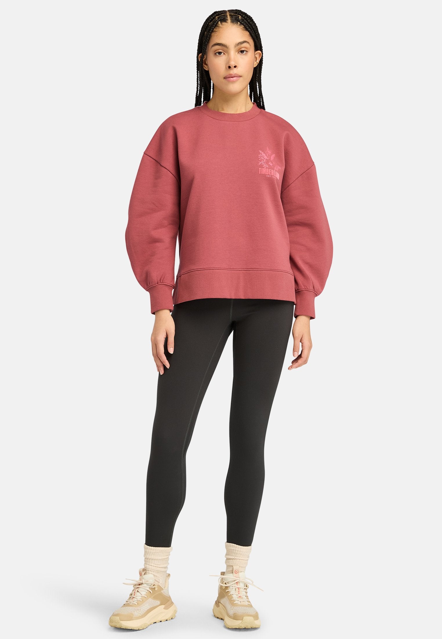 Timberland BRUSHED CHEST GRAPHIC CREW