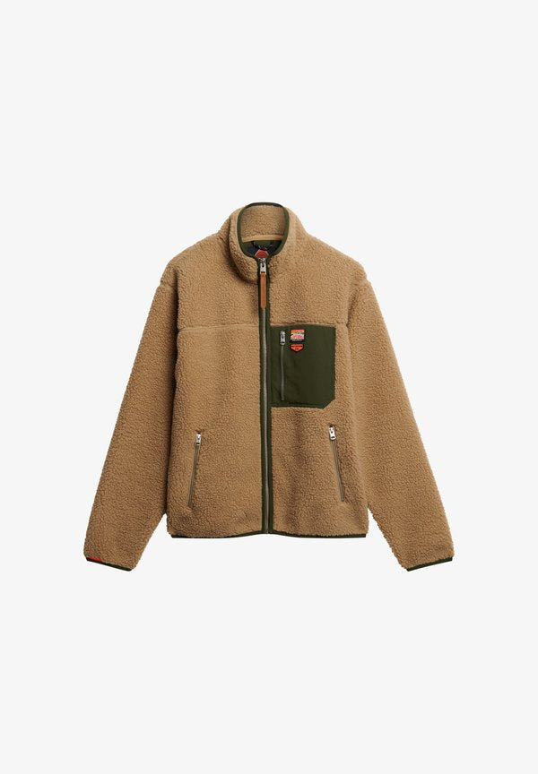 Superdry & Co Fleece jacket - classic tan brown