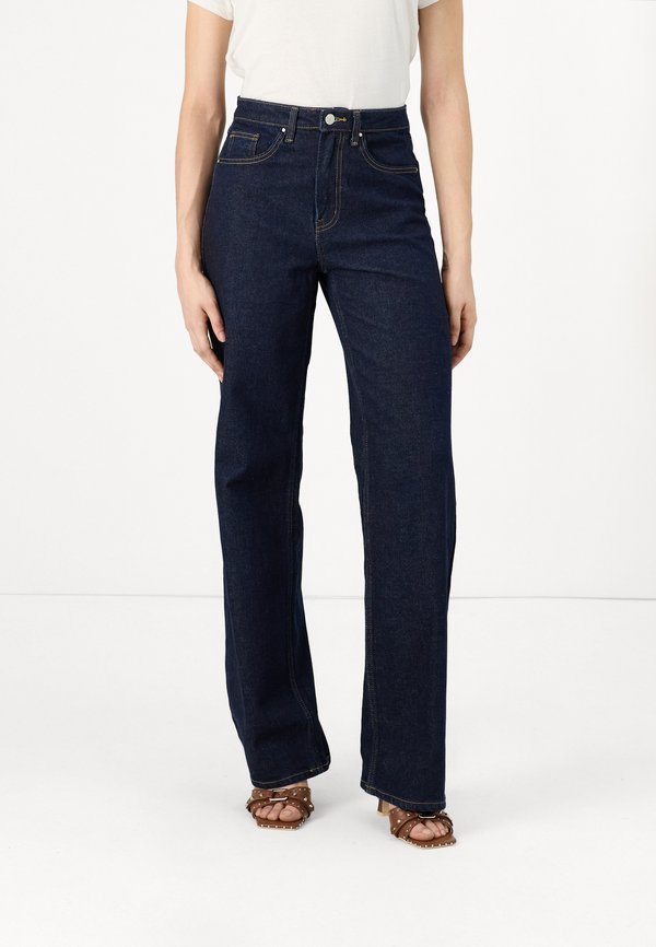 ONLY Wide-fit ONLJUICY High waist Wide Leg Fit - Wide Leg - dark blue denim