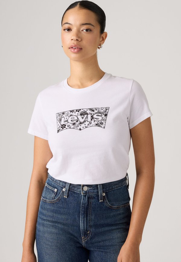 Levi's® THE PERFECT TEE - Print T-shirt - bright white